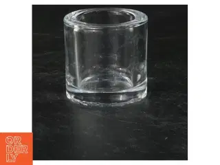 Glas fyrfadsstage (str. 6x6 cm)