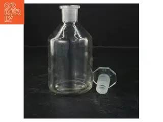 Glasflaske med prop (str. 17x8,5 cm)