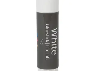 White Limstift , rund, 10 g, 1 stk.
