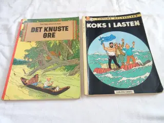 Tintin nr 13 og 18 