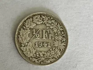 1/2 Franc Switzerland 1941