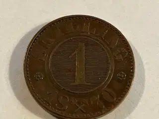 1 Skilling 1870 Norge