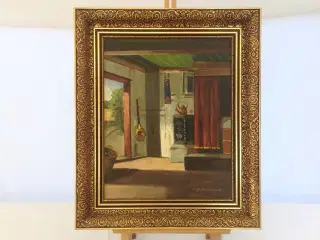 Almue maleri af L. Johansen