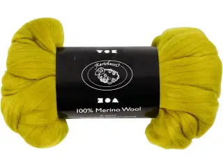 100g Merinould 21 my - Lemon, Luksus til Filting
