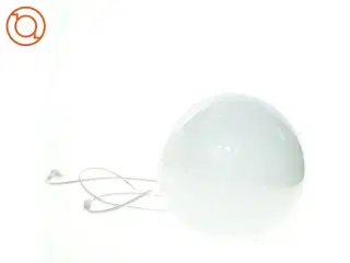 Hvid pendellampe (str. 25 cm)