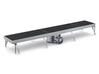  Lang Gulvrende (114 cm) i AISI 304 Stål