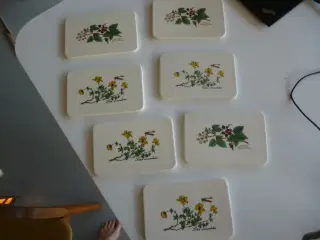 7 Smørrebræt i porcelæn