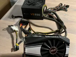 Grafikkort og strømforsyning 