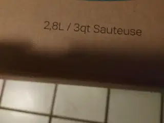 Tupperware saute pande 2,8 L