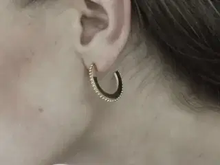 Forgyldte hoops