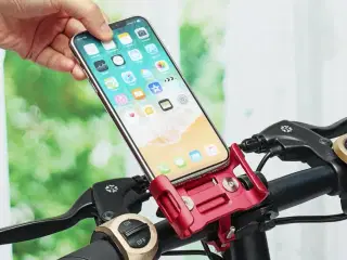 Aluminium Motorcykel Cykel Telefon/GPS Holder