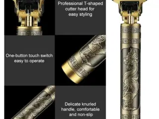 2 stk. Golden Barber Trimmer til skæg og overskæg