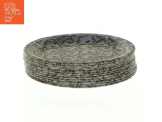 Sdahl blomstrede tallerkener (str. 9 x 9 cm)