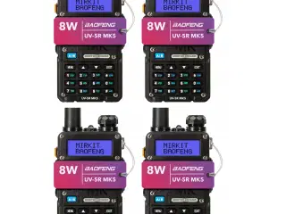 NY! 4 x BaoFeng UV-5R MK5 8W MIRKIT