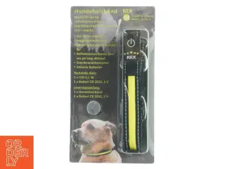 Reflekshalsbånd med LED-lys fra REX (str. 40-60x2,5 cm)