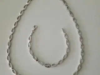 Randers Sølv halskøde og armbånd