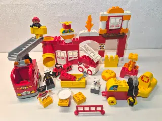 Duplo Brandstation, Stigevogn, Motorcykel, Bygning