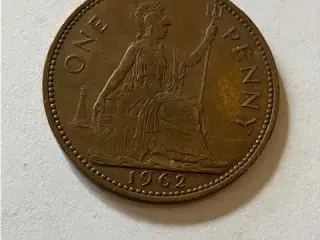 One Penny 1962 England