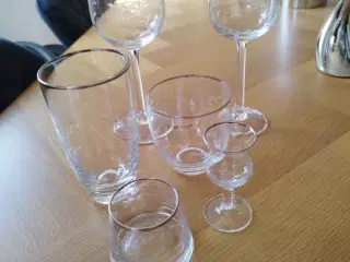 Flotte Marie Sohl Glas m. Sølvkandt