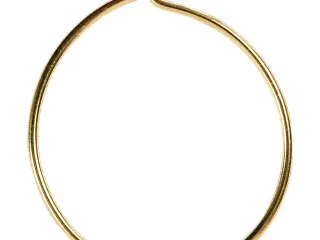 Forgyldte Creoler 20 mm - 8 stk. til kreative projekter