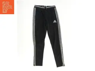 Adidas sorte træningsbukser med striber fra Adidas (str. 164)