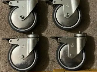 4 solide hjul - møbelbeslag