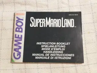 Game Boy Manual Super Mario Land