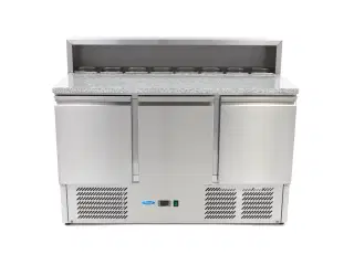  Pizzadisk / Pizzabord – 3 låger – 8 x 1/6 GN