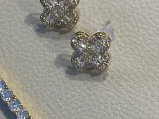 Smukkeste baguettes øreringe