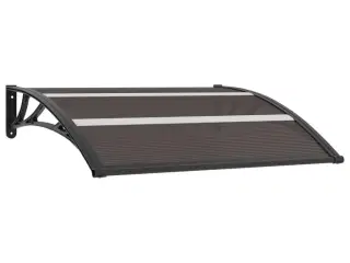 Dørbaldakin 120x75 cm PC sort