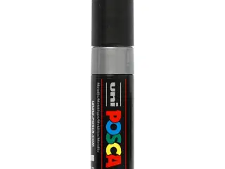Posca Tusch, PC-8K, streg 8 mm, broad, sølv, 1 stk.