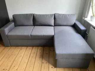 Sovesofa med chaiselong