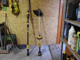 Dewalt hækklipper og græstrimmer