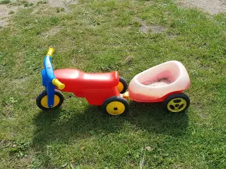 Dantoy scooter med anhænger 