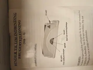 Binder til limindbinding model HB260 