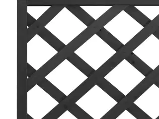 Plantekasse med espalier massivt grantræ sort