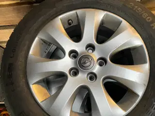 Alu. Fælge med Tpms ventiler. 