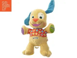 Plys hund pædagogisk legetøj fra Fisher-Price (str. 35x24 cm)