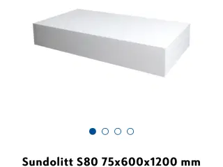 Isolering - Sundolitt S80 75 mm