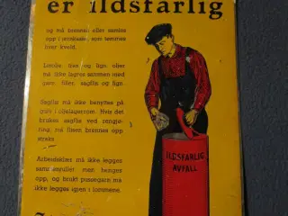 Skilt fra værksted