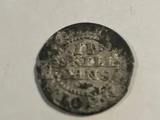 2 skilling 1677 Denmark