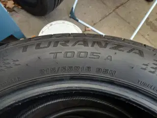 Bridgestone Turanza 215/55/18 4 styk, sommerdæk.