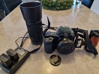 Sony ZV-E10L Vlogging kamera med tilbehør