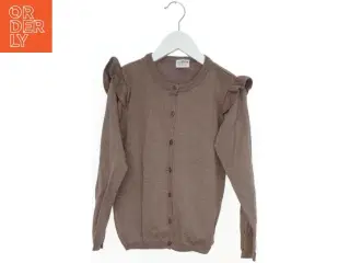Friends jule glimmer børne cardigan str. 128 med Pynteflæser og glimmer