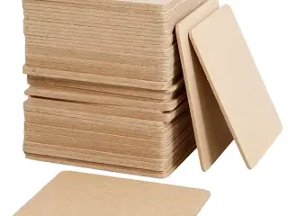Kvadratiske brikker 10x10 cm, 50 stk. i pakken