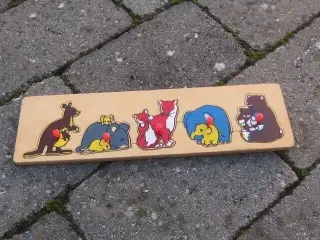 Træ puslespil, aktivitetslegetøj