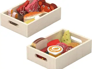 VIGA Legemad i træ, L: 30 cm, B: 22 cm, 17dele/ 1 pk.