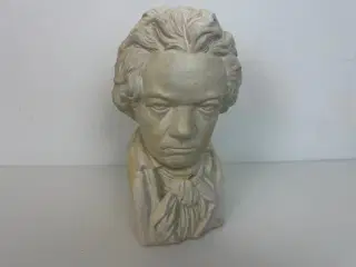 Beethoven gips buste, vintage