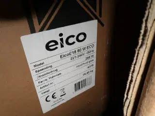 Emhætte EICO E18 80 W ECO