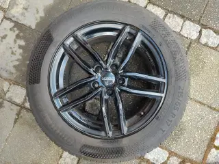 4 stk Continental Winter Contact dæk på Dezent alu